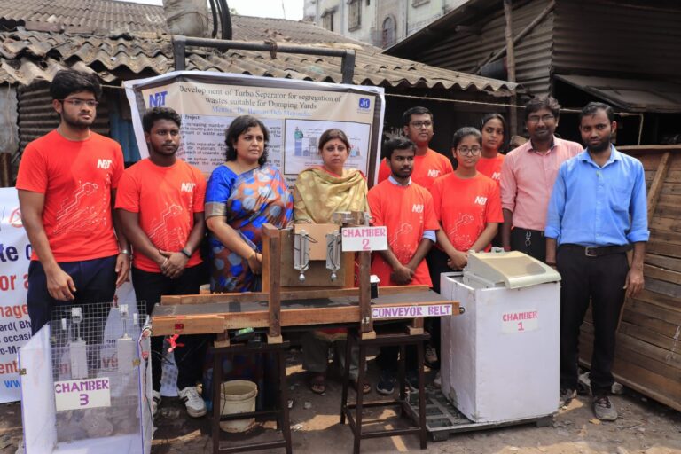 নারুলা ইনস্টিটিউট অফ টেকনোলজিস তার টেকনো-ম্যানেজমেন্ট ফেস্ট- “কৃতাঞ্জ” চলাকালীন ডাম্প ইয়ার্ডের বর্জ্য ব্যবস্থাপনার সরাসরি প্রদর্শনী অয়োজন করে।