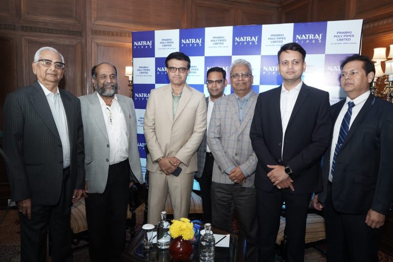 Natraj Pipes welcomes Mr. Sourav Ganguly to the Brand Family